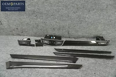 Carbon Fiber Dash Panel Interior Door Trim Set Mercedes W212 E400 E63 E350 Oem • $899