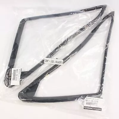 MAZDA Genuine Miata MX-5 Roadster NA NB Front Door Glass Weatherstrip Lh&Rh SET • $71.99