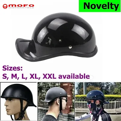 $36.34 • Buy Low Profile Novelty Motorcycle Half Helmet Skull Cap For Chopper Bobber Cruisers