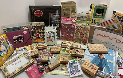 HUGE LOT OF 40 PACKS! Scrapbook Supplies Books Stamps Stickers And Kits • $69