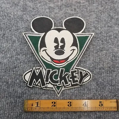 Vintage Mickey Mouse Patch Large 6  Triangle U1. • $14.25