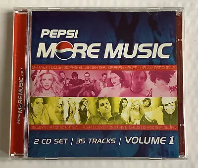 Pepsi: More Music Vol. 1 Rare Australian CD Britney Coldplay Blue Westlife • £16.99