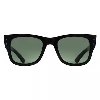 Ray-Ban Sunglasses RB0840S Mega Wayfarer 901/31 Polished Black Green • $224.40