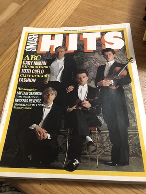 £0.99 • Buy Abc Smash Hits Magazine Sept 2 1982 - Abc Cover With More Inside Uk