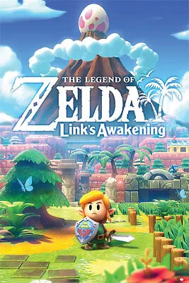 LEGEND OF ZELDA - LINK'S AWAKENING POSTER - 24x36 - 3466 • $12.50