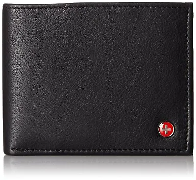 $17.99 • Buy Alpine Swiss Mens RFID Blocking Leather Wallet Multi Card High Capacity Bifold