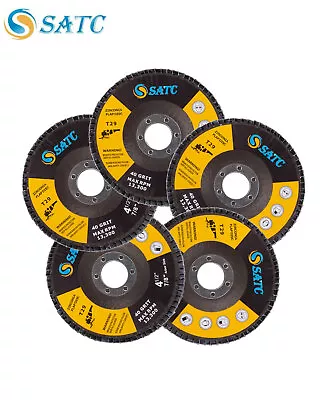 10 Pack 4.5” X 7/8  Jumbo Zirconia Flap Disc Grinding Wheels Conical T29 40 Grit • $24.59