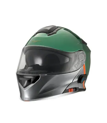 Helmet Modular Green Original Moto Guzzi Bluetooth Integrated • $459.44