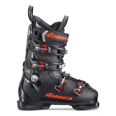 NORDICA Men's Cruise 120 Black/Anthracite/Red Ski Boots (050640027T1) • $349.99