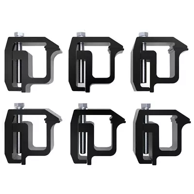 $44.49 • Buy Set Of 6 TL2002 Truck Cap Camper Shell Canopy Mounting Clamps Top Quality