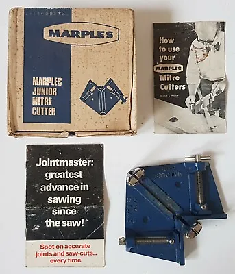 £15.99 • Buy Marples Blue Junior Mitre Cutter 6808 In Original Box With Instruction Leaflet.