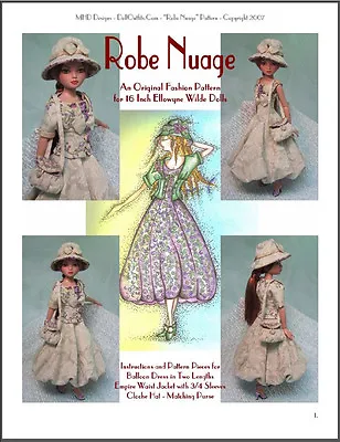  Robe Nuage  Original Fashion Pattern For Ellowyne • $15.99