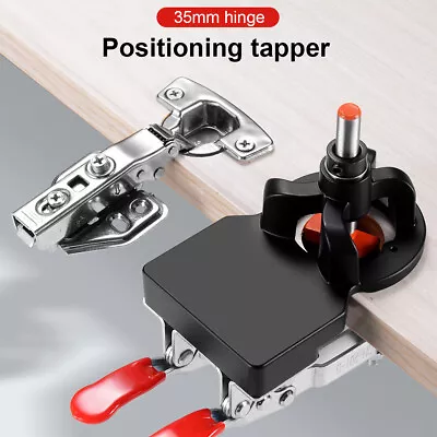 Concealed Hinge Jig Aluminium Alloy Adjustable Hinge Drilling Guide High XiWWb • $40.49