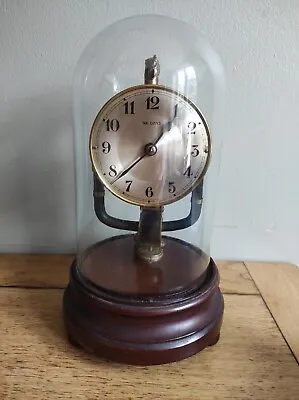 £100 • Buy Antique Bulle France 800 Days Electric/ Electromagnetic Clock In Glass Dome. 