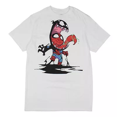 Marvel Men's Spider-Man Venom Morphing Design Graphic Print Adult T-Shirt • $11.95