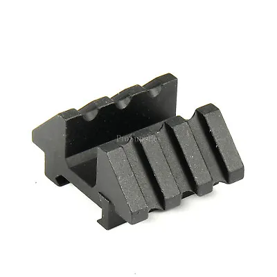 Dual 45 Degree Offset Double Side 3 Slots Scope Mount 20mm Weaver Picatinny Rail • $11.95