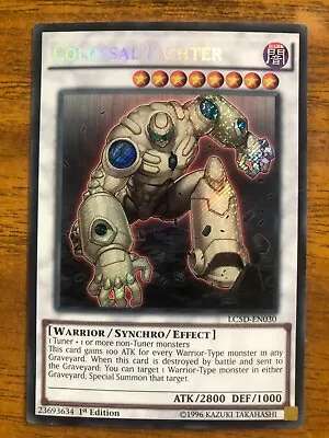 Colossal Fighter - YuGiOh TCG - FOIL - LC5D-EN030 • £11