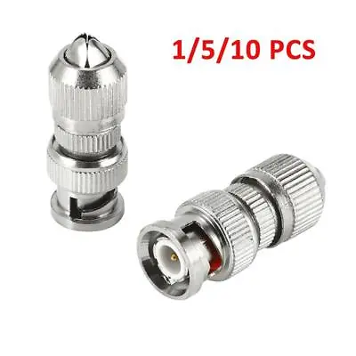 £0.99 • Buy BNC Twist On Aerial Cable Type Connector Adapter For Coax RG6 RG59 CCTV Cameras