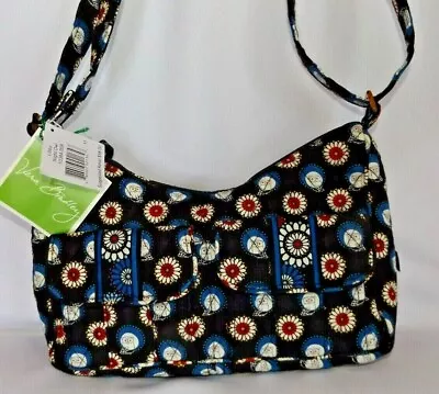 VERA BRADLEY Libby Crossbody Small Purse - Night Owl - Black - New With Tag • $49.95