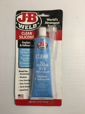 $19.80 • Buy J-B Weld Clear All Purpose Silicone Ealant & Adhesive - 85g 31310 (31310AUS)