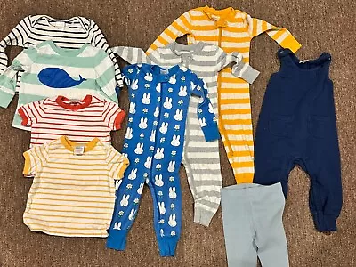 Lot Of  9 Hanna Andersson Size 80 (18-24 Months) Boys Tops Pajamas Legging Etc • $79.99