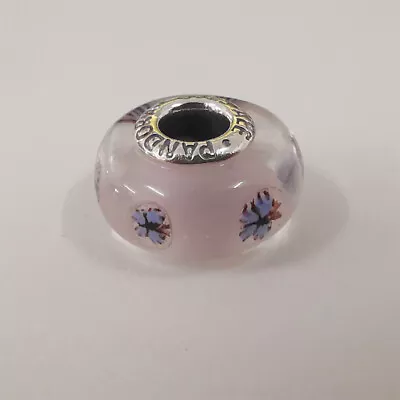 Pandora Butterfly Murano Glass Charm Bead S925 Ale • £16