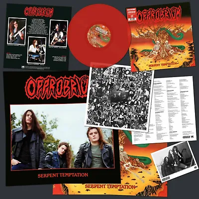 Opprobrium Serpent Temptation (Deluxe Reissue) LP RED Obituary Slayer Metallica • $24.99