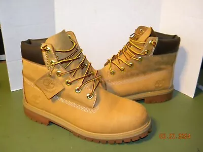 Timberland Men's SZ 7 12909 Boots Genuine Leather 7 Inch Wheat Nubuck. • $20