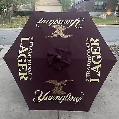 $175 • Buy Yuengling Beer Patio Umbrella Man Cave Display Decor Summer Outdoor Deck New 7’