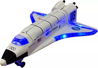 Toy Plane NASA Space Shuttle Pull Back LIGHTS UP & Take Off SOUNDS 19.5cm • $29.90