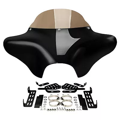 Vivid Black Batwing Fairing Windshield Fit For Honda Shadow ACE VT1100C2 1995–00 • $138.89