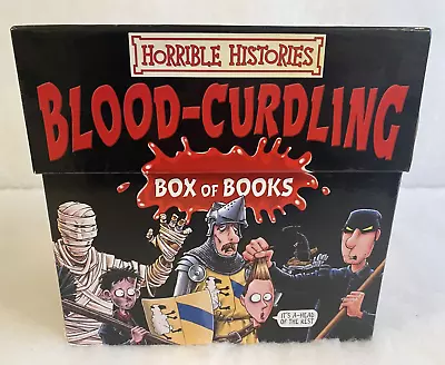 Horrible Histories Blood Curdling Box Of Books X 20 Book Set Paperbacks • £21.95