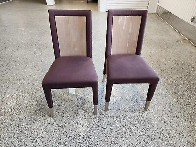 Costantini Pietro Italian Modern Set 2 Dining Chairs • $600