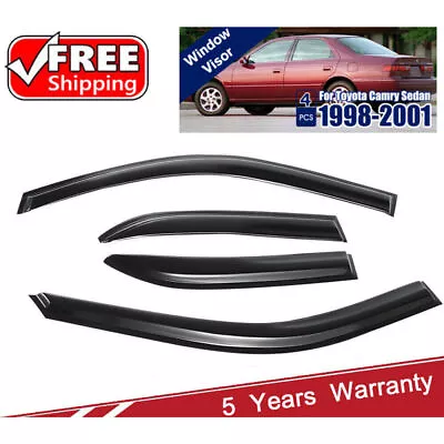 For 1998-01 Toyota Camry Mugen Style Window Visor Vent Sun Rain Deflector Guard • $27.99