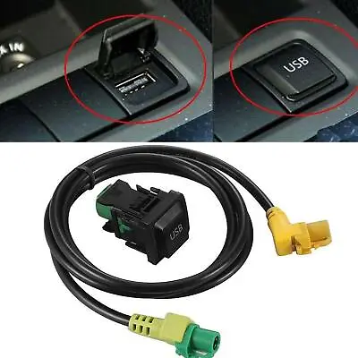 Car AUX USB Switch Cable Wiring For RCD510 RCD310 VW Golf/GTI/R MK5 MK6 Jetta • $10.81