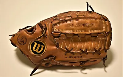 Vintage Wilson A2000-XL Dual Hinge Baseball/Softball Glove Mitt RHT Right USA • $344.92