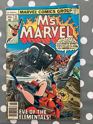 Ms. Marvel #11: Vol.1 UK Price Variant Marvel Comics (1977) • £3.75