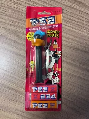 Collectible Retired Pez Dispenser Sleep Daffy Duck Damaged Cardboard Package • $1