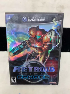 Metroid Prime 2: Echoes (GameCube 2004) Black Label USED W/MANUAL UN-TESTED • $49.99