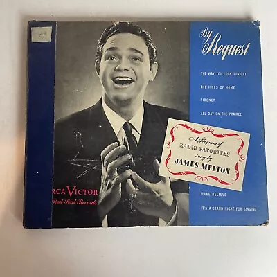 10  78 RPM 3 Record Set-James Melton - A Program Of Radio Favorites/M1060 • $10