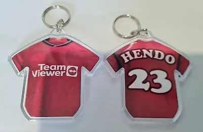 £2.60 • Buy Manchester United FC 23/24 Styled Personalised Keyring. With Extras