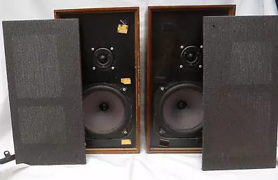 Classic 1970s CELESTION C COUNTY Vintage HiFi Speakers Wood Walnut Loudspeakers • £99.99