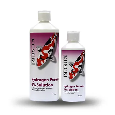£9.95 • Buy Kusuri Hydrogen Peroxide 500ml 1000ml 1L Garden Pond Oxygen Increaser Treatment