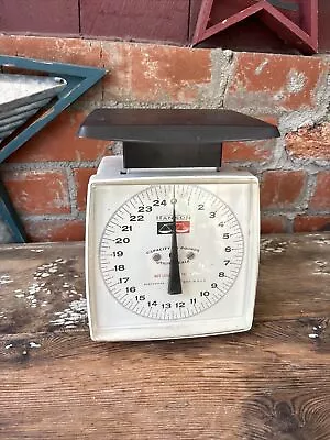 Vintage HANSON Utility Kitchen Weigh Scale 0-25 Lbs -Model 40  USA • $4.99