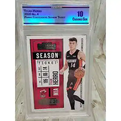 2020-21 Panini Contenders Tyler Herro Season Ticket Miami Heat #4 • $92.60