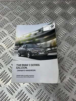 Bmw 3 Series Saloon Owners Instruction Manual Driver Handbook F30 2012-2018 • £15