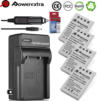 Battery & Wall Charger For Nikon Coolpix P500 P510 EN-EL5 P520 P530 P80 P90 P100 • $8.99