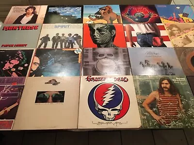 Nice Lot Of 20 Vintage Classic Rock LP Records Stones Dead Springsteen VG+ & NM- • $52