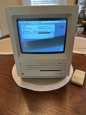 Apple Macintosh SE Completely Recapped #M5011 4Mbyte RAM 800K Drive 20MB HD • $500