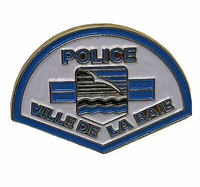 Ville De La Baie Quebec Canada Police Dept Law Enforcement Enamel Hat Pin • $14.95